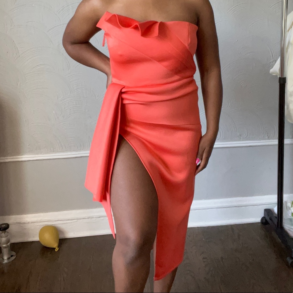 ASOS Coral Wedding Dress